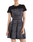 Proenza Schouler Tweed Pleatskirt Dress - Lyst