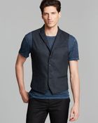 John Varvatos Collection Peak Lapel Vest - Lyst