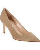 Manolo Blahnik Suede Bb Pumps - Lyst
