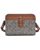 A.P.C. Embossed Snakeskin Leather Buckle Bag - Lyst
