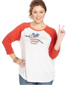 Lucky Brand Jeans Lucky Brand Plus Size Guitar-Print Tee - Lyst