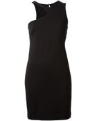 Halston Heritage Fitted Dress - Lyst