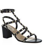 Valentino Rockstud 60 Leather Sandal - Lyst