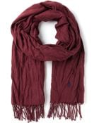 Polo Ralph Lauren Fringed Scarf - Lyst