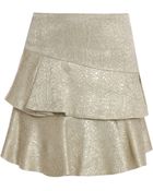 Paul & Joe Lk36 Brocade Ruffle Skirt - Lyst