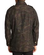 Maison Kitsuné Camouflage Nylon Parka - Lyst
