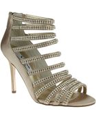 Nina Memory Crystallized Satin Stilettos - Lyst