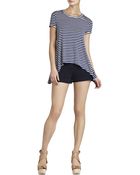 BCBGMAXAZRIA Mya Open-back Draped T-shirt - Lyst