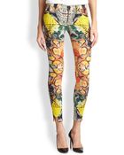 Hudson Nico Snakeprint Super Skinny Jeans - Lyst