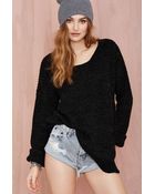 Nasty Gal Don'T Cross Me Knit Sweater - Lyst