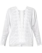 Vanessa Bruno Bacoli Embroidered Cotton Blouse - Lyst