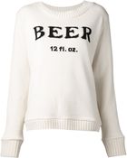 The Elder Statesman Beer Sweater - Lyst