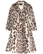 Giambattista Valli Leopard-Print Fur Coat - Lyst