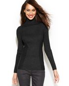 Inc International Concepts Ribbed-Knit Turtleneck Sweater - Lyst