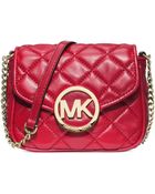 Michael Kors Michael Fulton Small Quilted Crossbody - Lyst