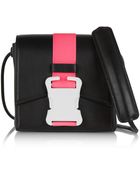 Christopher Kane Buckled Leather Shoulder Bag - Lyst