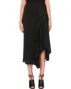 Theory Asymmetric Dropped Hem Skirt - Lyst