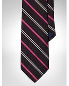 Polo Ralph Lauren Striped Silk Repp Tie - Lyst