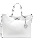 Michael Kors Michael Channing Large Shoulder Tote - Lyst