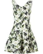 Oscar de la Renta Leaf Dress - Lyst