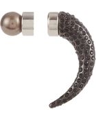 Givenchy Pearl Pavé Crystal Shark Drop Earring - Lyst