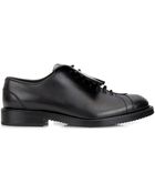 Cerruti 1881 Paris Fringed-Buckle Leather Shoes - Lyst