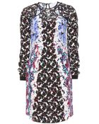 Peter Pilotto Lyo Printed Silk Dress - Lyst