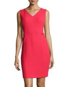 Lafayette 148 New York Wool Crepe Naya Dress - Lyst
