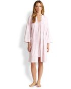 Cottonista Short Kimono Robe - Lyst