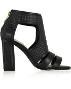 Kat Maconie Georgia Embossed Leather Sandals - Lyst