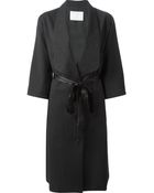 Societe Anonyme Belted Coat - Lyst