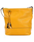 Fendi Sunflower Leather Shoulder Bag - Lyst
