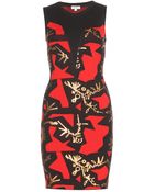 Kenzo Stretch Dress - Lyst