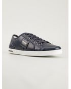 Dolce & Gabbana Logo Plaque Sneakers - Lyst