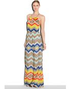 Milly Maxi Halter Dress - Lyst
