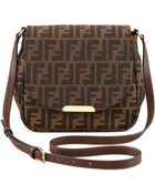 Fendi Zucca Small Crossbody Bag - Lyst