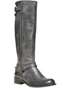 Steven By Steve Madden Ryley Distressed Leather Boots - Lyst