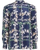 Matthew Williamson Fantasy Plaid Silk Shirt - Lyst