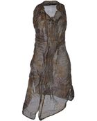 I Malloni Kneelength Dress - Lyst