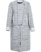 Nina Ricci Tweed Coat - Lyst