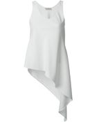 Balenciaga Asymmetric Crepe Top - Lyst