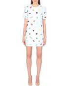 Stella McCartney Gem-embellished Cotton-blend Dress - Lyst