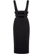 Cushnie Et Ochs Power Viscose Cutout Dress - Lyst
