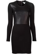 Helmut Lang Hammer Ponte Fitted Dress - Lyst