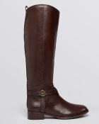 Tory Burch Tall Flat Riding Boots - Bristol - Lyst