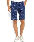 Levi's Blue Dotted Chino Shorts - Lyst