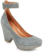 Gentle Souls Opps Suede Platform Pumps - Lyst