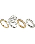 Lipsy Emerald Cut Engagement Stack Rings - Lyst