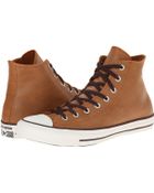 Converse Chuck Taylor® All Star® Vintage Leather Hi - Lyst