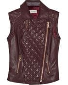 Temperley London Quilted Leather Vest - Lyst